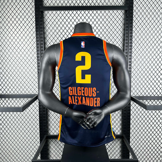 Alexander Sga Gilgeous- Oklahoma City Thunder Nba jersey Soccer Kit