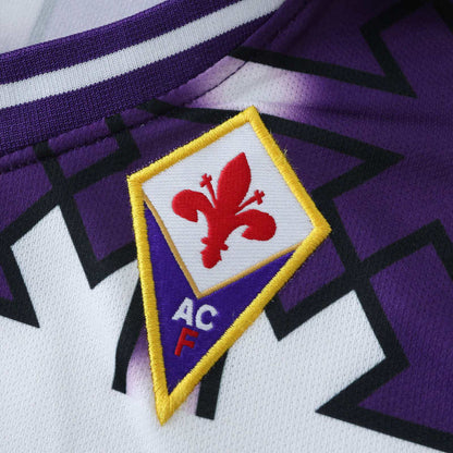 Fiorentina 1992/1993 Away Kids Retro Football Jersey