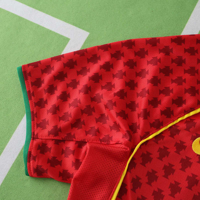 Portugal 2004 Season Home Kids Retro Football Jersey