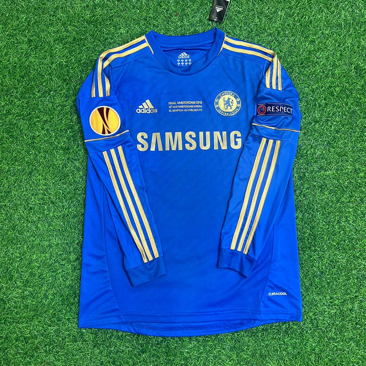 Ramires 7-Chelsea 2013 Europe League Final Amsterdam Blue Retro Football Jersey