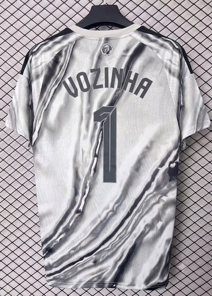Vozinha #1 Goalkeeper CSD Colo-Colo White Football Jersey