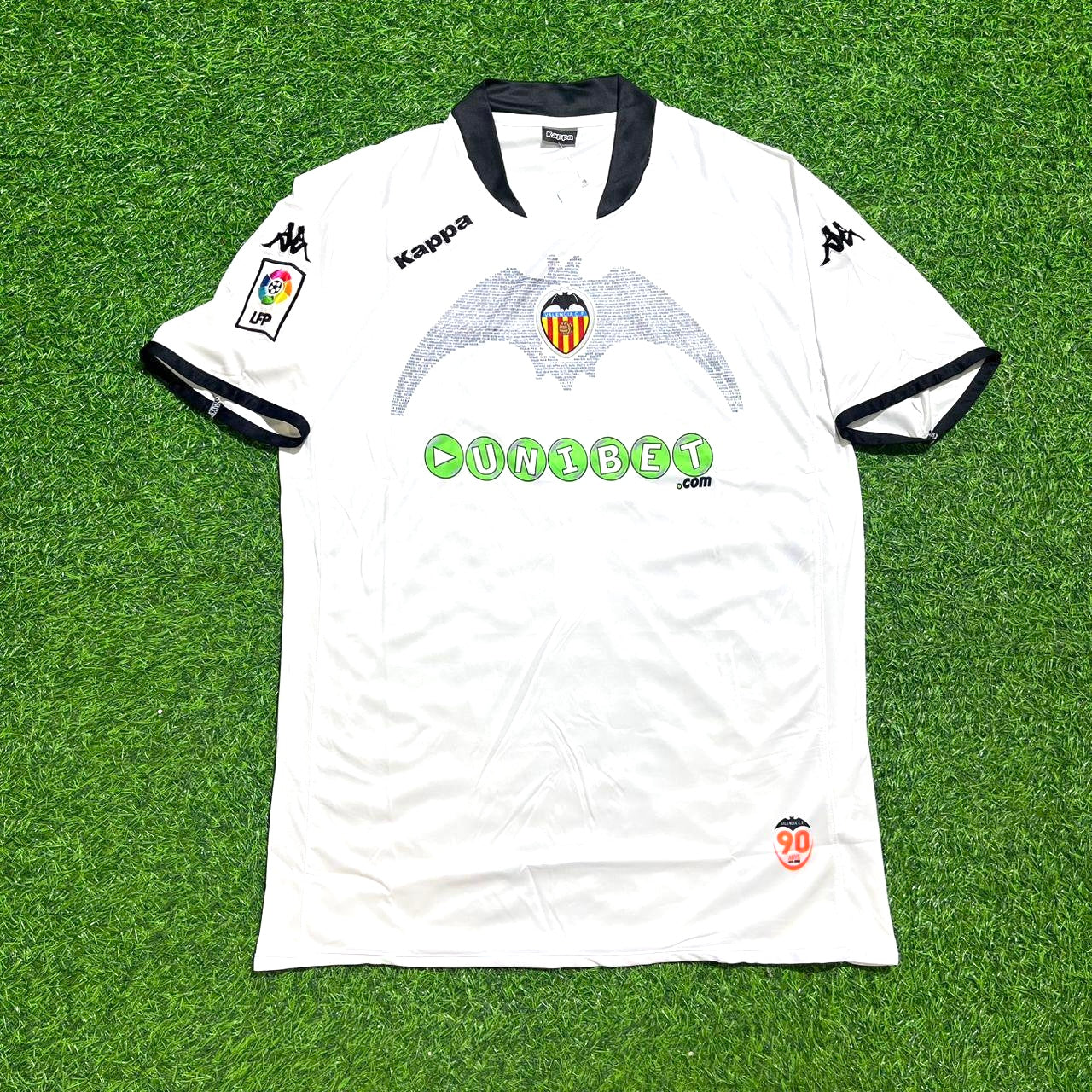 David Albelda #6 Valencia White Retro Football Jersey Kit