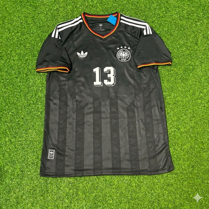Michael Ballack 13# Germany Black Retro Vintage Football Jersey Kit