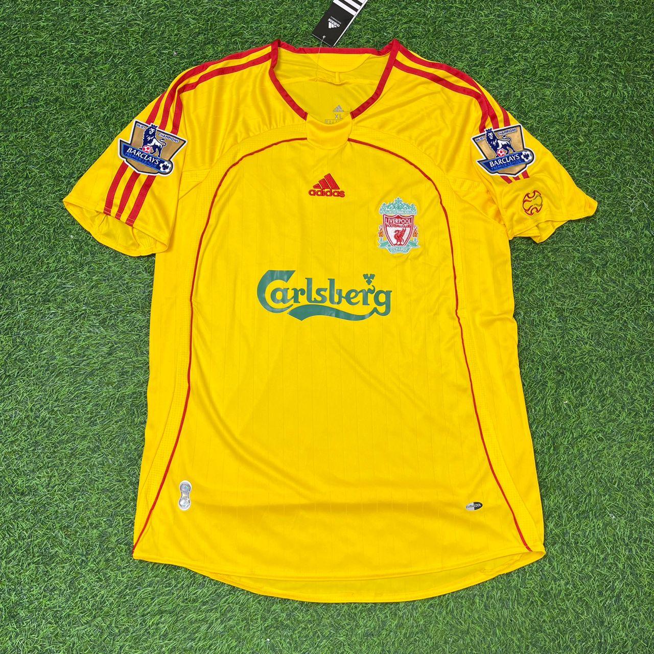 Fernando Torres Liverpool 2006/2007 Yellow Retro Football Jersey Collection