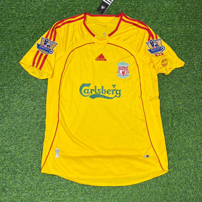 Fernando Torres Liverpool 2006/2007 Yellow Retro Football Jersey Collection