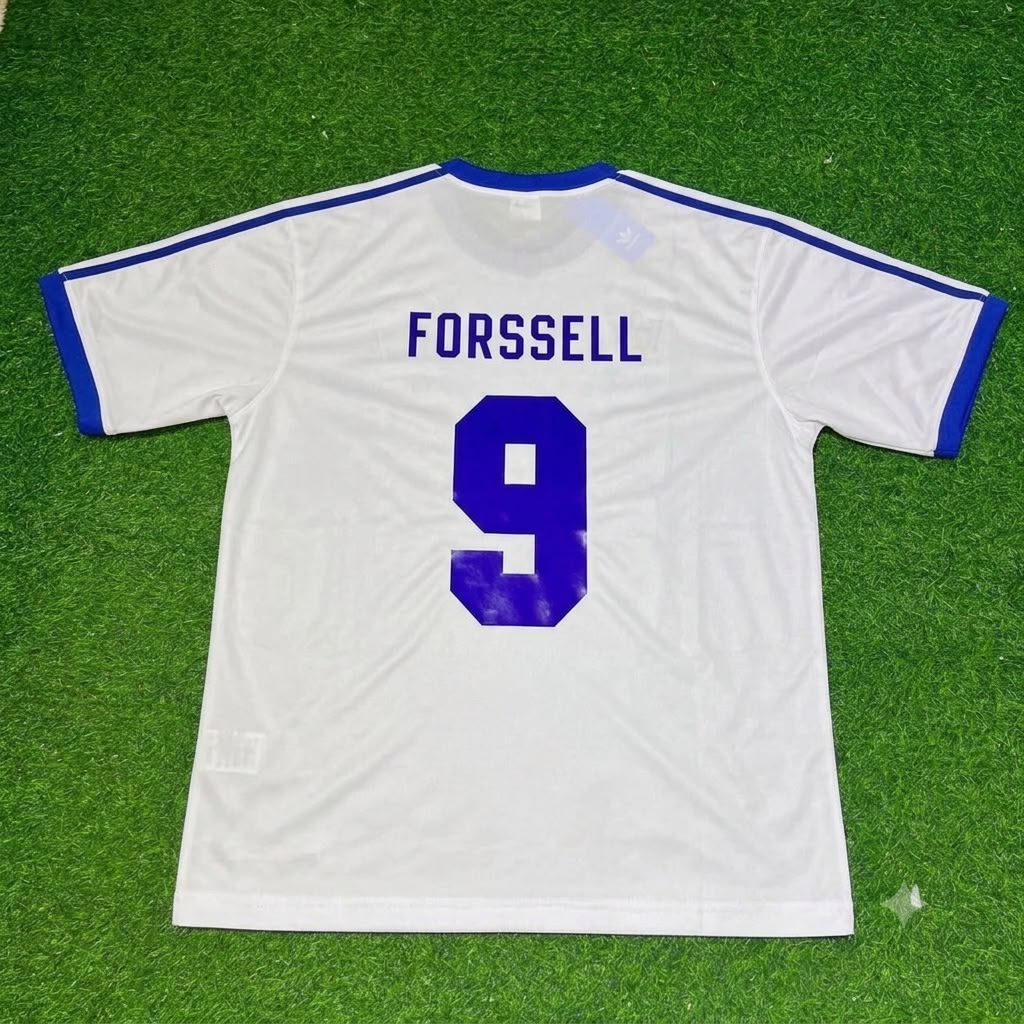 Mikael Forssell Finland Home Retro Football Jersey