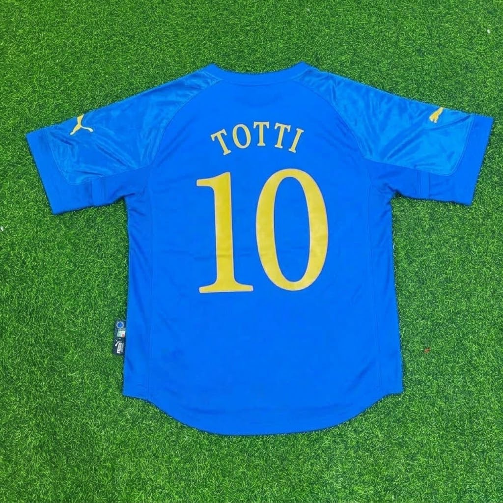 Italy Francesco Totti Home Commemorative Football Jersey