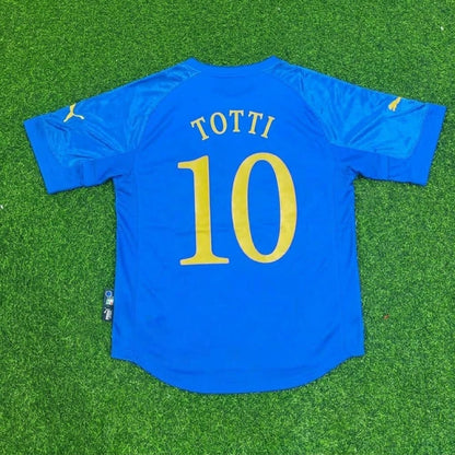 Italy Francesco Totti Home Commemorative Football Jersey
