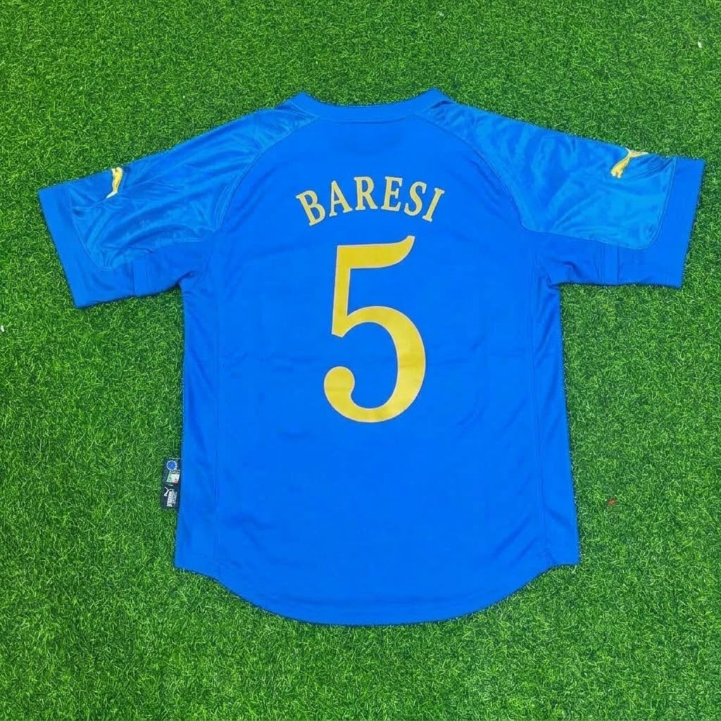 Italy Franco Baresi Home Commemorative Football Jersey
