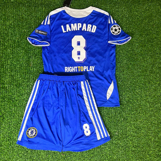 - Frank Lampard Chelsea Final 2012 Kids Retro Jersey Trikot Soccer Kit