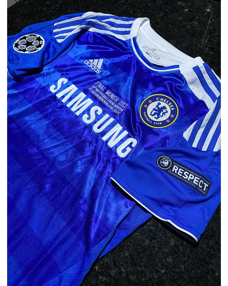 - Frank Lampard Chelsea Final 2012 Kids Retro Jersey Trikot Soccer Kit