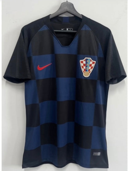 Retro Croatia 2018 Away Football Jersey Kit