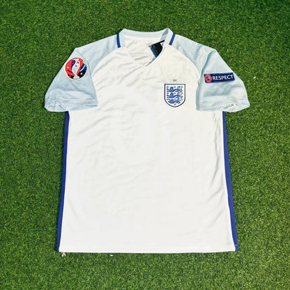 Gary Cahill #5 England Euro 2016 Home Retro Jersey