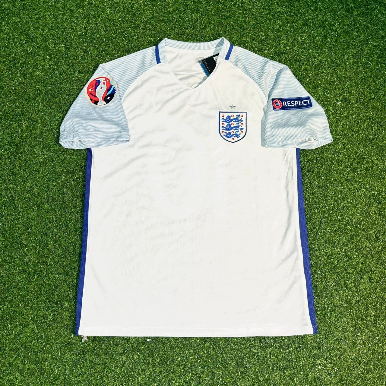 Harry Kane #9 England Euro 2016 Home Retro Jersey