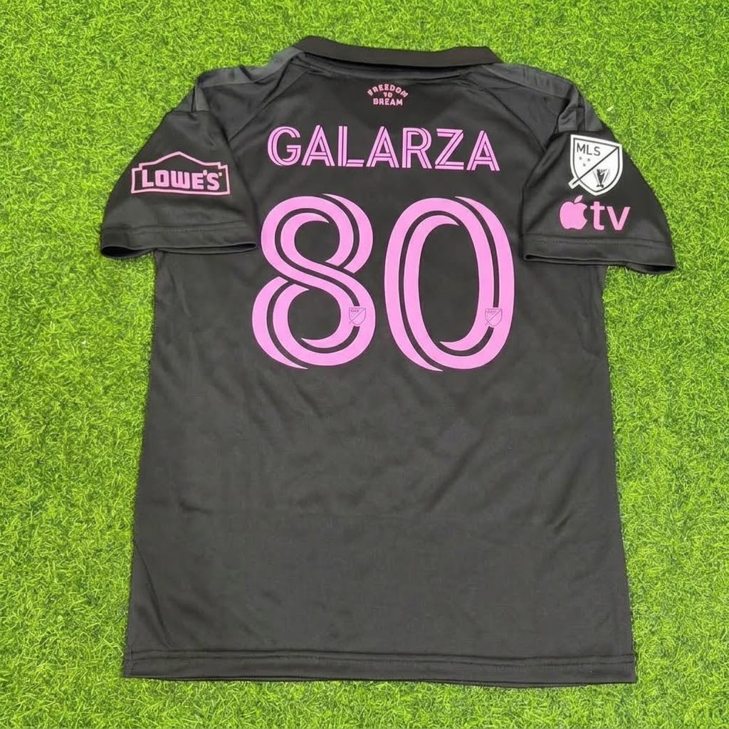Inter Miami 2026-2027 Matias Galarza Black Football Jersey