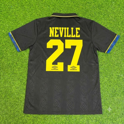 Gary Neville Manchester United 1992 1993 Retro Retro Football Jersey Kit