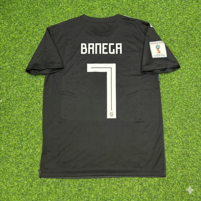 Argentina World Cup 2018 Ever Banega Black Retro Football Jersey