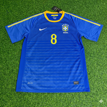 Socrates Brazil Retro Blue Football Jersey