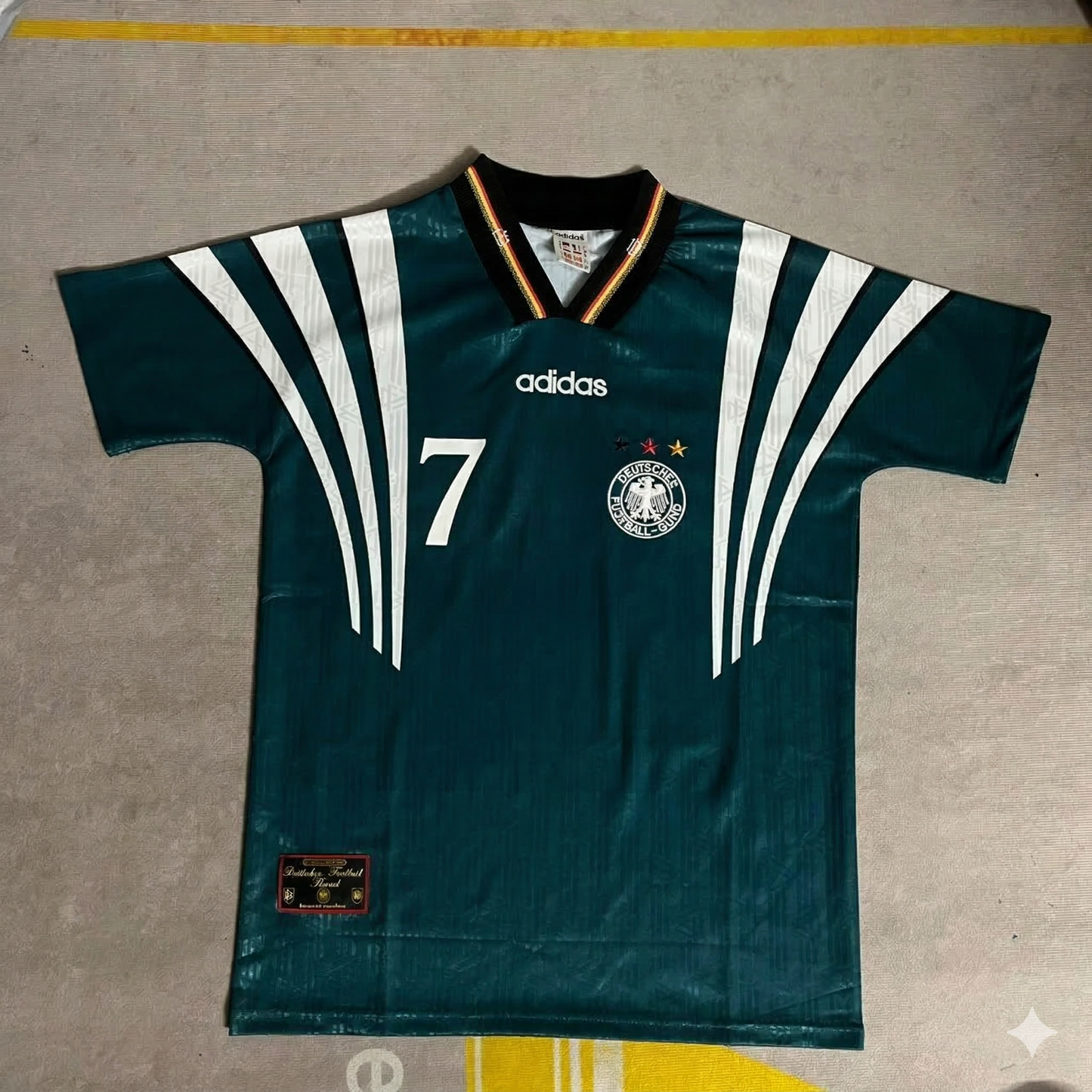 Pierre Littbarski Germany Deutschland Retro Football Jersey