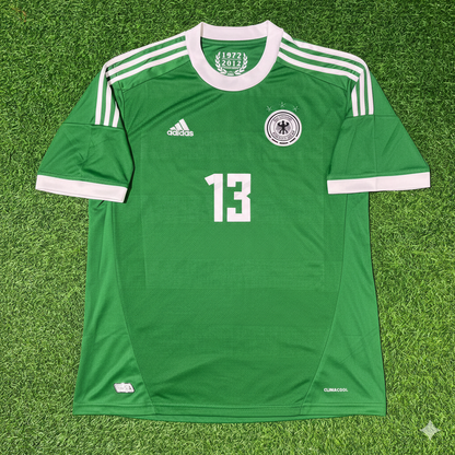 Germany EURO 2012 Thomas Müller Green Retro Football Jersey