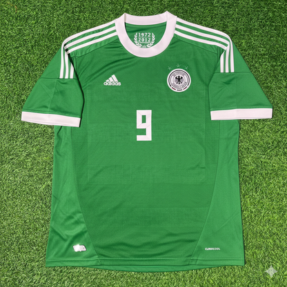 Germany EURO 2012 Andre Schürrle Green Retro Football Jersey