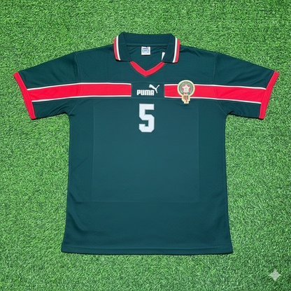 Nayef Aguerd Morocco Home Retro Football Jersey Kit