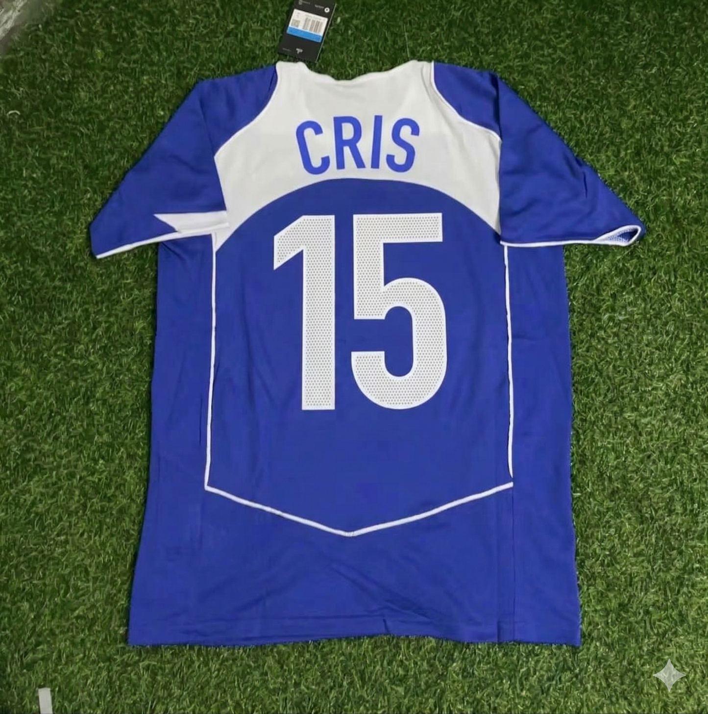 Cris Brazil 2004 Blue Retro Football Jersey Collection