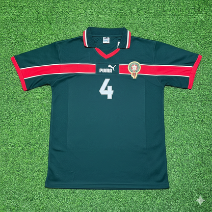 Sofyan Amrabat Morocco Home Retro Football Jersey Kit