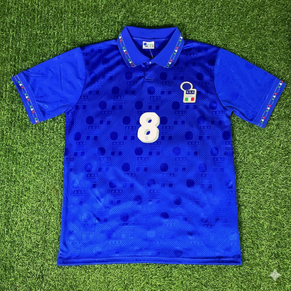 Italy World Cup 1994 Dino Baggio Retro Football Jersey