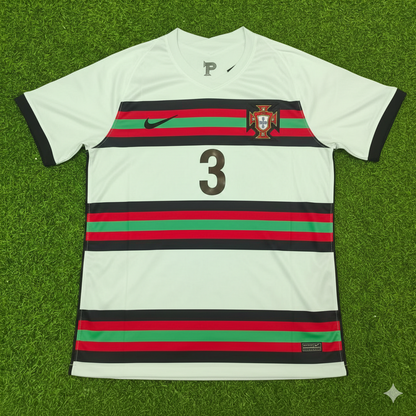 Portugal EURO 2020 Pepe Retro Away Football Jersey