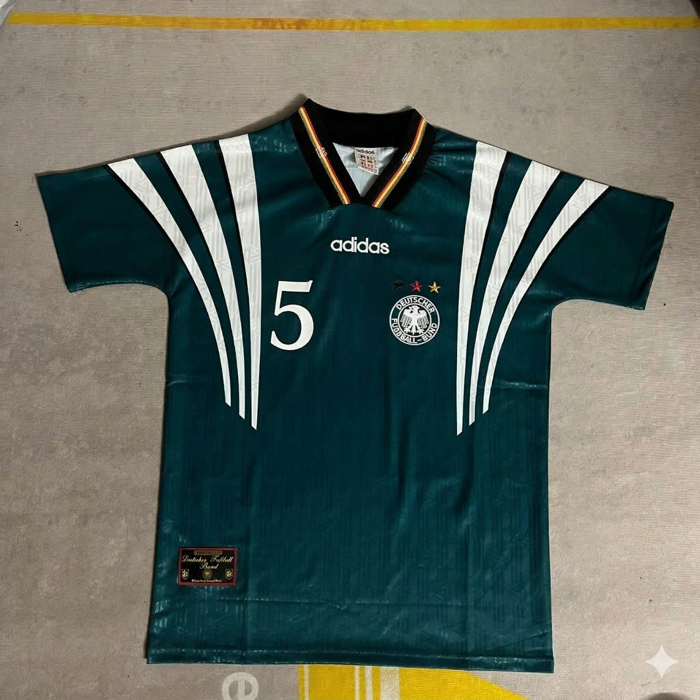 Germany EURO 1996 Thomas Helmer Deutschland Retro Football Jersey