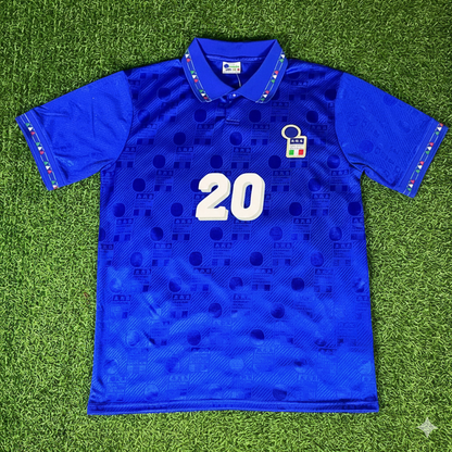 Italy World Cup 1994 Giuseppe Signori Retro Football Jersey