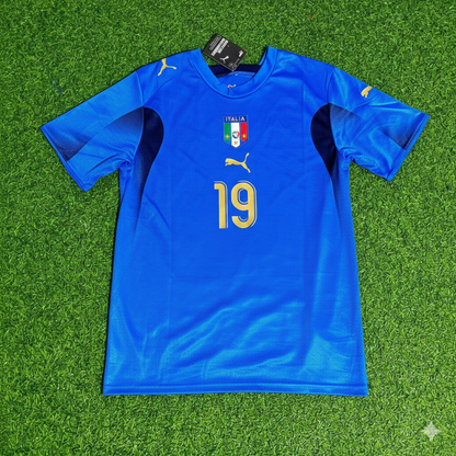 Italy World Cup 2006 Gianluca Zambrotta 19 - Final Retro Football Jersey