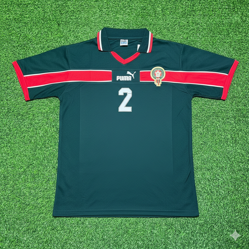 Achraf Hakimi Morocco Home Retro Football Jersey Kit