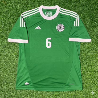 Germany EURO 2012 Sami Khedira Green Retro Football Jersey