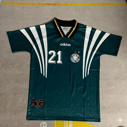 Germany EURO 1996 Dieter Eilts Deutschland Retro Football Jersey