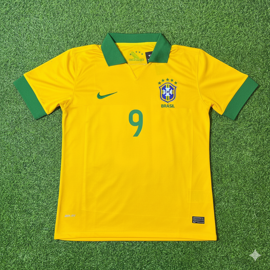Ronaldo Nazario Brazil Retro Football Jersey Collection