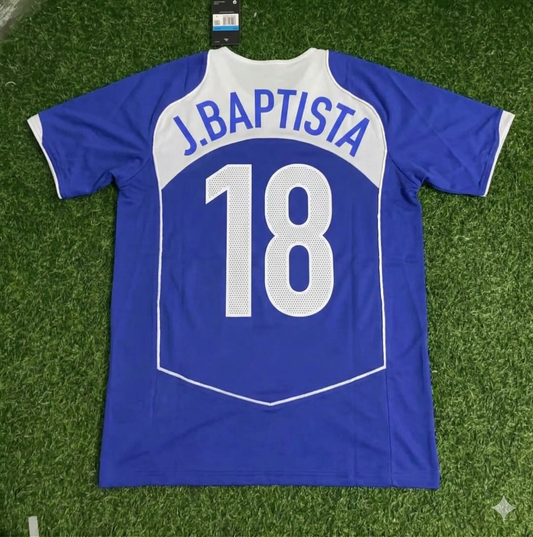 Julio Baptista Brazil 2004 Blue Retro Football Jersey Collection