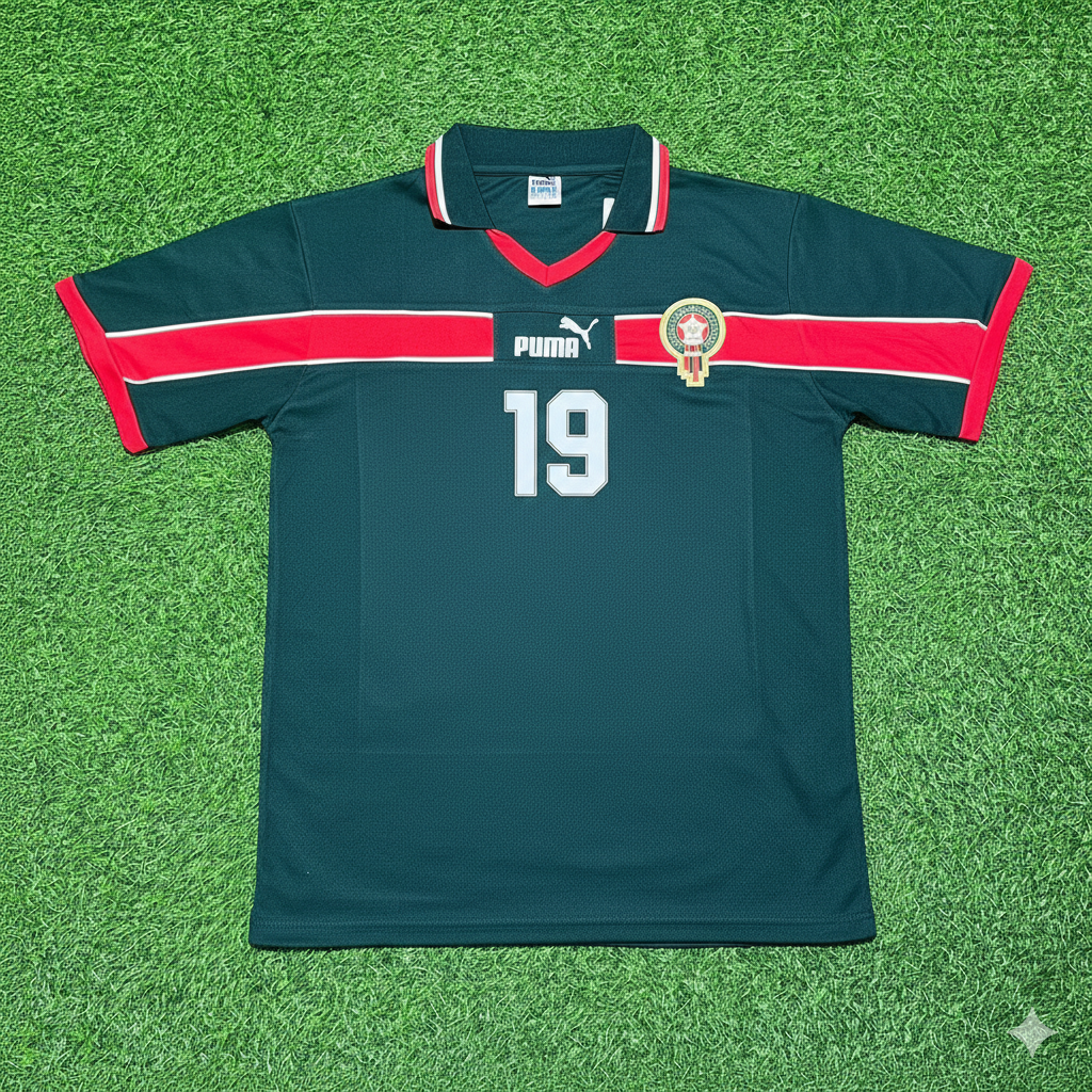 Youssef En Nesyri Morocco Home Retro Football Jersey Kit