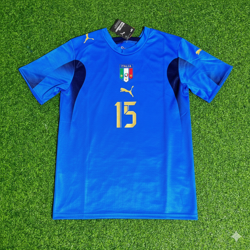Italy World Cup 2006 Vincenzo Laquinta 15 - Final Retro Football Jersey