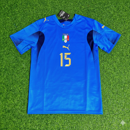 Italy World Cup 2006 Vincenzo Laquinta 15 - Final Retro Football Jersey