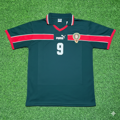 Abdeljalil Hadda Morocco Home Retro Football Jersey Kit