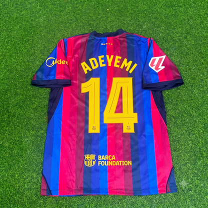 Karim Adeyemi #14 Barcelona 2027 Home Football Jersey