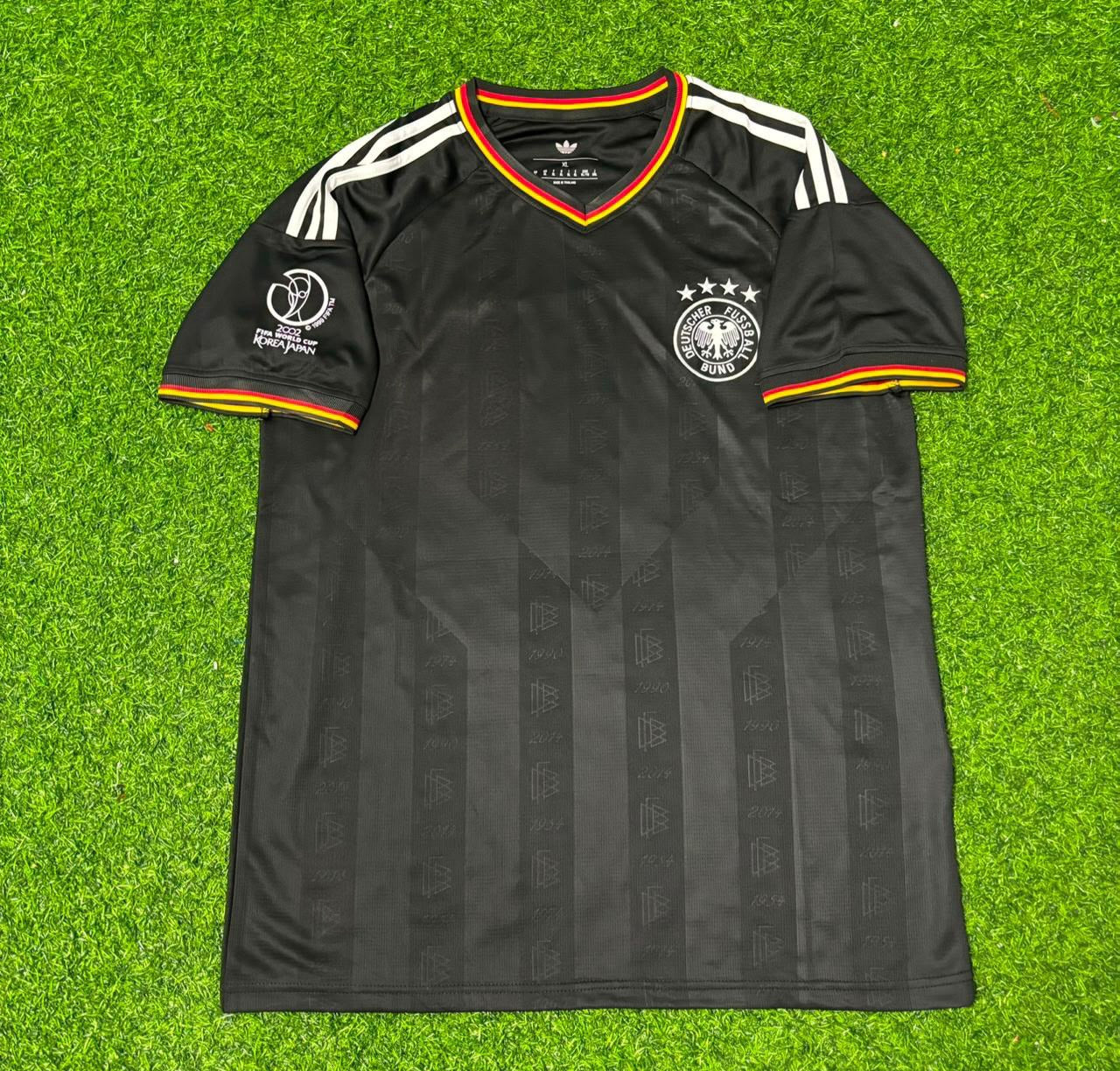 Germany World Cup 2002 Black Special Retro Football Jersey