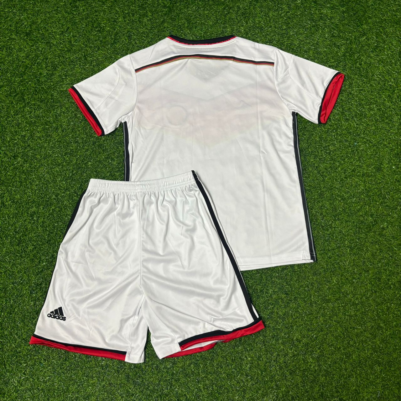 Germany World Cup 2014 Deutschland White Retro Kids Football Jersey Kit