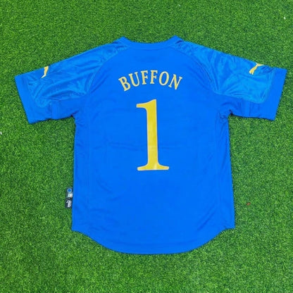 Italy World Cup 2004-2005 Gianluigi Buffon Home Retro Football Jersey