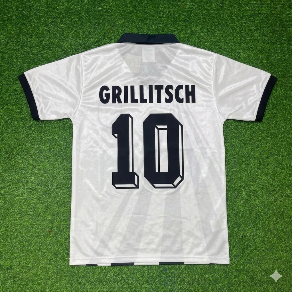 Florian Grillitsch Austria White Retro Football Jersey Kit