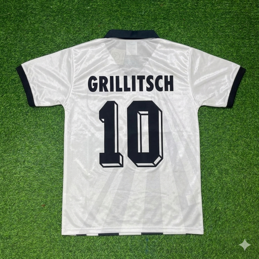 Florian Grillitsch Austria White Retro Football Jersey Kit