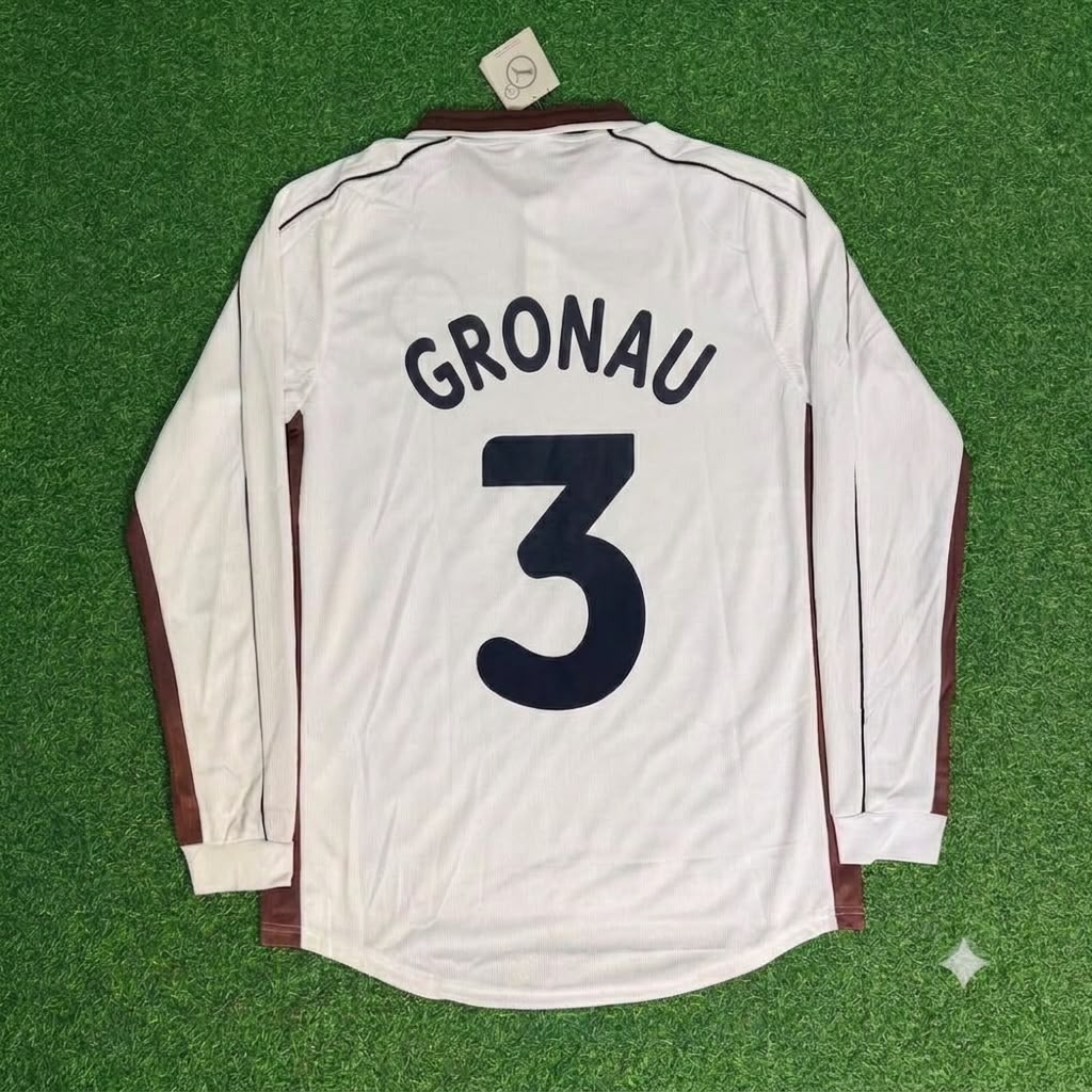 Jürgen Gronau FC St. Pauli Long Sleeve Special Home Retro Football Jersey Kit