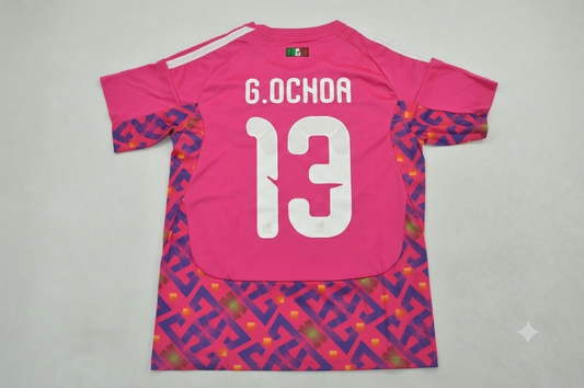 Mexico World Cup 2026 Guillermo Ochoa Goalkeeper Home White Football Jersey